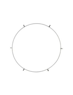 20 Lowrider Square Twisted Wheel Trim Chrome.